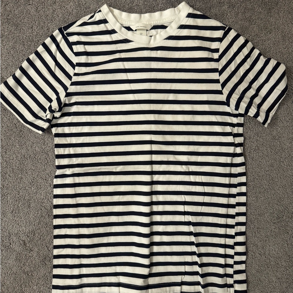 Maternity Striped Black and White H&M T-Shirt